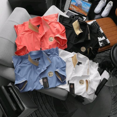 អាវយឺតដៃខ្លី Bossម៉ូតពណ៌ដូចរូប 🙏 M L XL XXL 3XL 4XL 5XL48kg-130kg