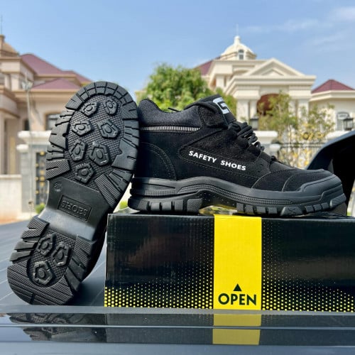 ស្បែកជើងសុវត្ថិភាពម៉ាក Guyisa គុណភាពខ្ពស់/ Safety Boot With Metal Head and Metal Sole