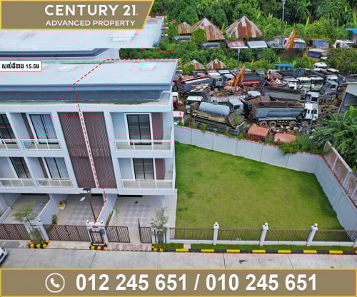 🏘 វីឡាកូនកាត់ សល់ដីខាង15.5ម (LH) ក្នុងបុរី Lapalm Residence ត្រូវការលក់បន្ទាន់ខ្លាំង