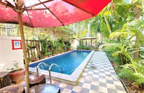 1 bedroom service apartment with pool for rent in Toul Kork
