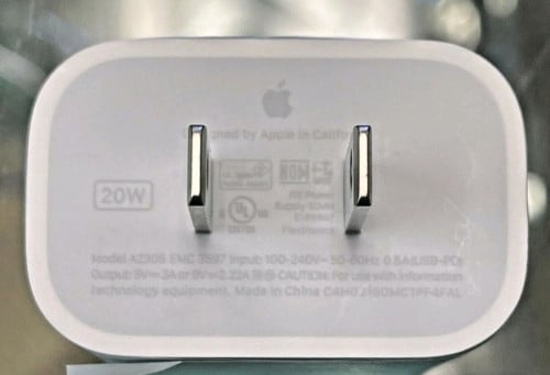 Genuine Apple A2305 MHJA3AM/A 20W USB-C Power Adapter White