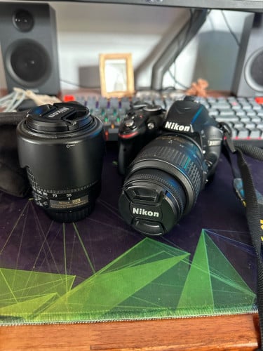 Nikon D3200 with 2 lenses