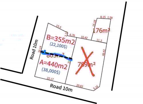 ដីមានប្លង់រឹងនៅម្តុំឆ្នេរអង្កោលខេត្តកែបលក់តម្លៃល្អ