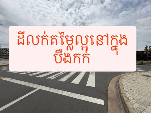 ដីសម្រាប់លក់ ក្នុងបឹងកក់ (តម្លៃល្អខ្លាំង)