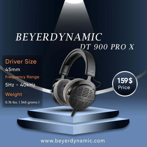 🎧 Beyerdynamic DT 900 Pro X – Professional Open-back Studio Headphones