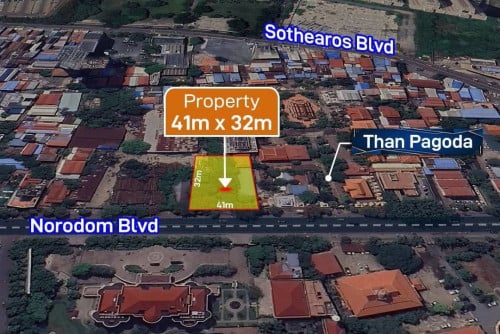 Commercial Land for Rent on Norodom Blvd