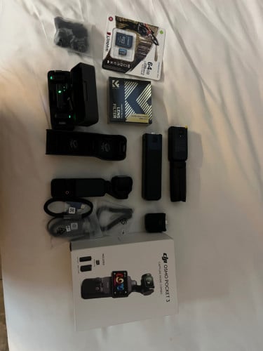 NEW!!!! DJI osmo pocket 3 set, with mini mic,xtra battery