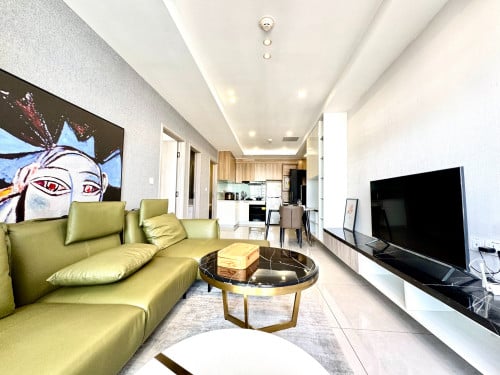 Modern 2BR For Rent In BKK1- High Floor Unit With Gym& Pool