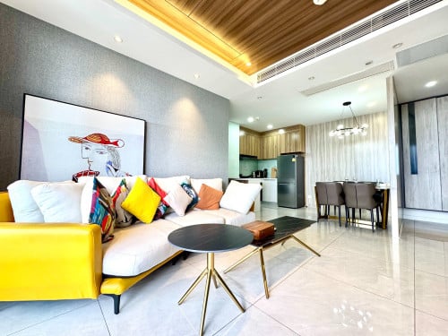 Modern 3BR For Rent In BKK1- High Floor with City& River View