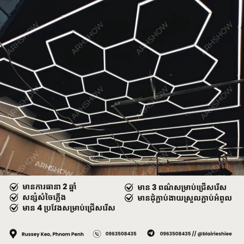 អំពូលសម្បុកឃ្មំុ អំពូលម៉ែត្រស្តុកថ្មី សម្រាប់កន្លែងលាងឡាន ហ្គារ៉ាស សាឡន ហាង ម៉ាត