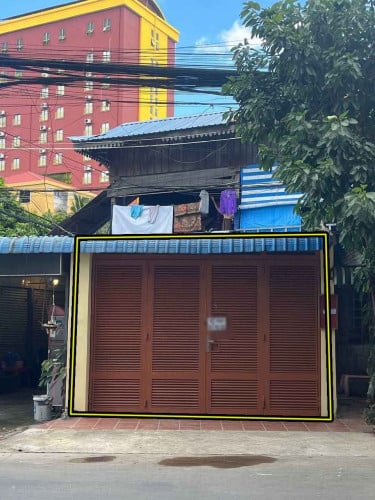 ហាងសំរាប់ជួលជិតផ្សារដេីមផ្កូវ  /  Shop for rent​ Near Phsar Derm Thkov