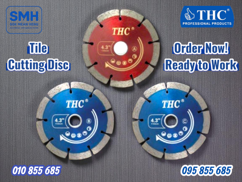 ផ្លែកាត់ការ៉ូ THC Tile Cutting Disc
