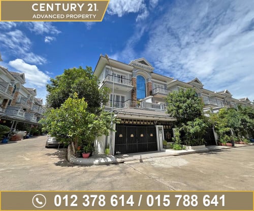 វីឡាភ្លោះ កែង(Twin)​ ក្នុងបុរី វិមានភ្នំពេញ598 ផ្លូវឯកឧត្តមជាសុផារ៉ា ត្រូវការលក់បន្ទាន់ខ្លាំង