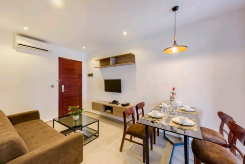 ✨Modern 1-Bedroom Serviced Apartment for Rent | BKK2, Phnom Penh