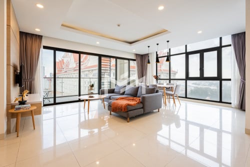 3 Bedrooms For Rent in Tonle Bassac Area Close to BKK1