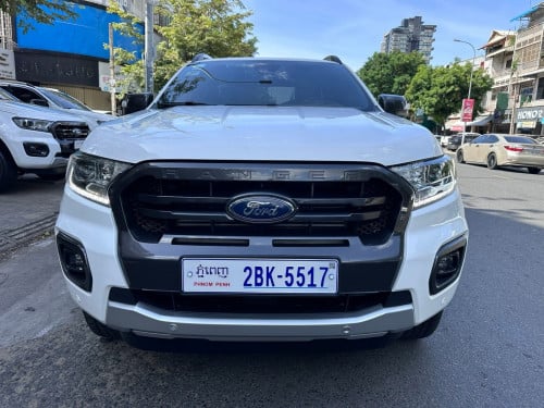 Ford Ranger Wildtrak ឆ្នាំ 2021 ម្ចាស់ដើម សោ2គ្រាប់ ទឹកថ្នាំស្រុិនម៉ាជុំ100%