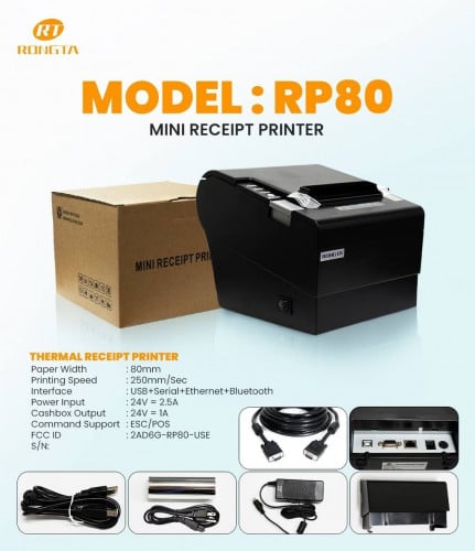 Mini Receipt Printer Bluetooth
