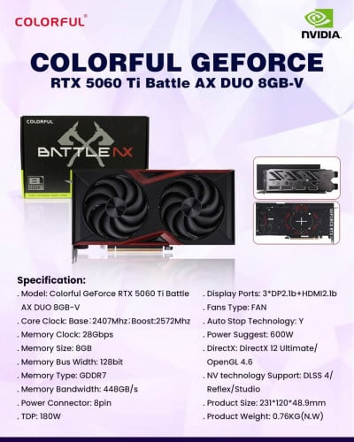 RTX 5060 Ti battle Ax DUO