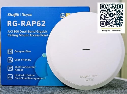 Ruijie/Reyee RG-RAP62 Wi-Fi 6 AX1800 Dual-band ceiling access point
