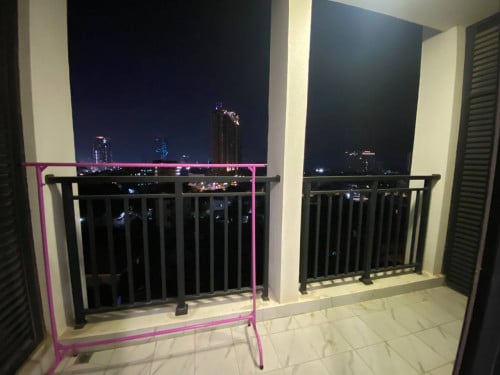 🌇 Condo Vincent Chroy Chongvar 300$ ✅Price: 300$ per month  ✅Type: 1 Bedroom  ✅