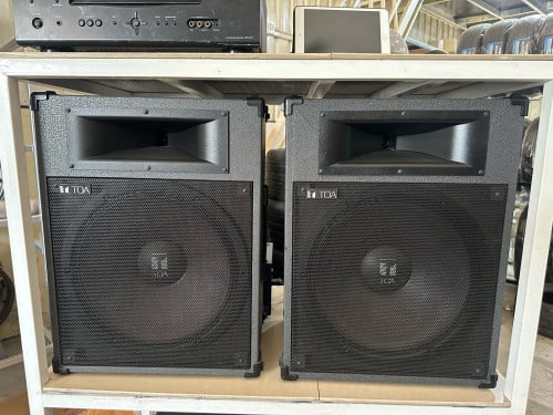 បាស vintage TOA Japan នឹង អាំភ្លឺជប៉ុន Pioneer Stereo A-8600x ប្រើភ្លើង 110v