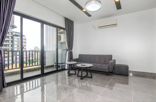 1BR Service Apartment For Rent- Tumnop Tuek, Russian Market