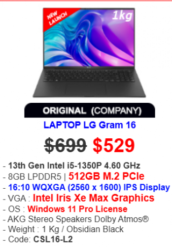 LAPTOP LG Gram 16