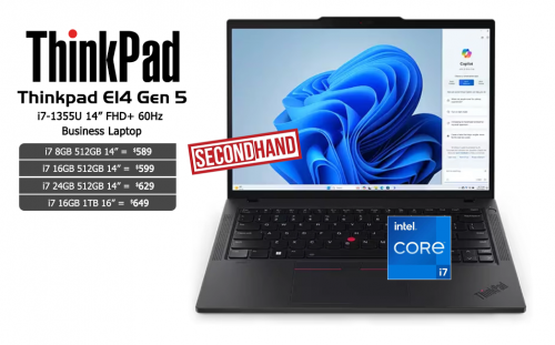 Lenovo Thinkpad E14 Gen 5 | i7-1355U 16GB 512GB 14" FHD+