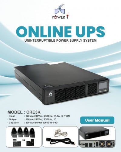 UPS  CR3K / 3kva  ដែរជាប្រភេទ Rack mount