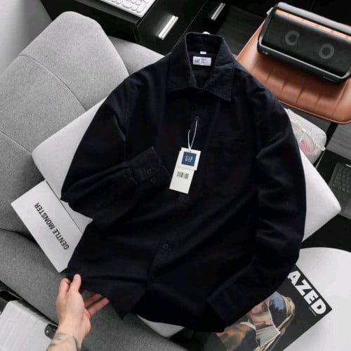 អាវសាច់ក្រណាត់ដៃវែង ហោប៉ៅ១ ម៉ូតពណ៌ដូចរូបលេខ M L XL XXL (50kg-85kg)