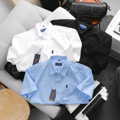 អាសាច់ក្រណាត់ដៃខ្លី ប្រេន polo ពណ៌ដូចរូប 100%លេខ M l xl xxl