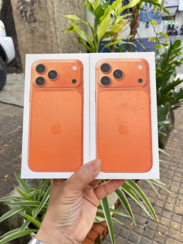 17 Pro Max ZA Sim+eSim 512GB Orange no active ថ្មីប្រអប់តម្លៃពិសេសជូន