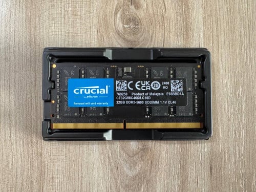 Crucial 32GB 5600MHz DDR5 - Laptop RAM មួយទឹក!