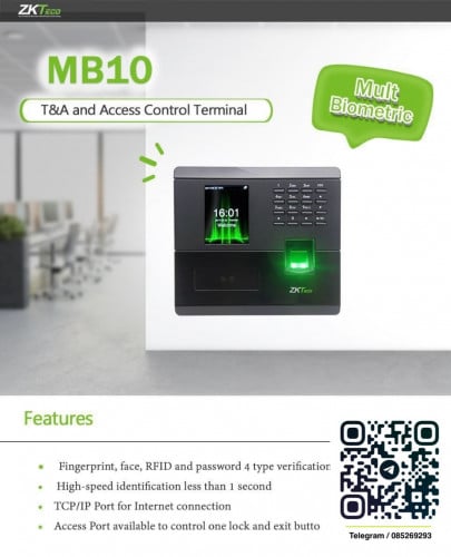 Fingerprint ZKTECO MB10