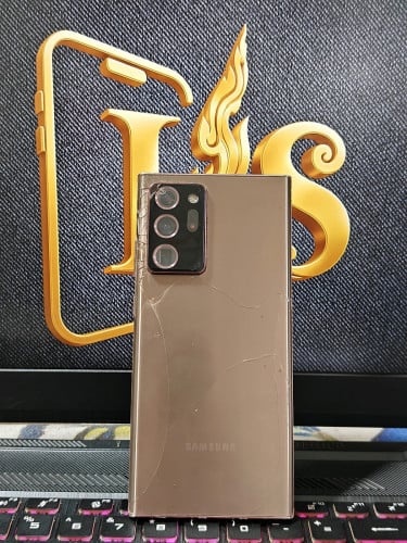 Galaxy Note 20 Ultra ឆ្នូតអេក្រង់និងបែកខ្នងក្រោយដូចរូប ក្រុមហ៊ុនសុីម2