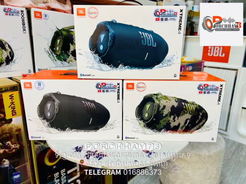 JBL XTREME4 ថ្មីកេស ធានា០១ឆ្នាំ