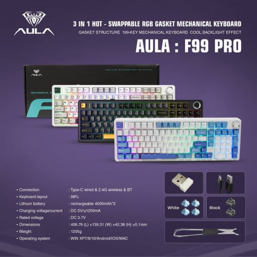 Keyboard Brand Aula ឥវ៉ានមាននៅក្នុងស្តុកគ្រប់មុខ មានធានារយពេលមួយឆ្នាំ  អាចដាក់កម្ម៉ងបាន✅