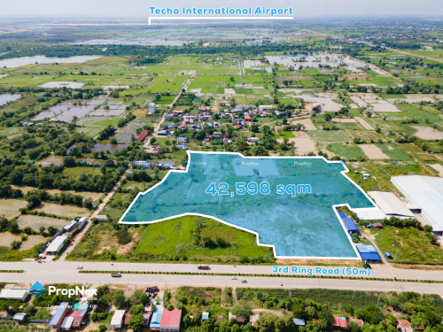 Land Along Ring Road 3 near new Decho International Airport in Kandal Province