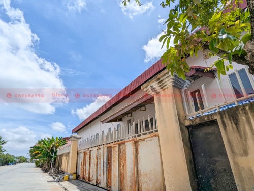 Spacious Warehouse For Lease Along A Concete Road In Sen Sok Area