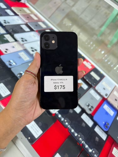 iPhone 12 64G​   ស្ទើរ​តួ​ &​ ស្ទើរ​ខ្នង មួយទឹកអាមេរិក