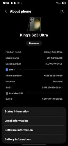 S23ULTRA 512GB SIM2