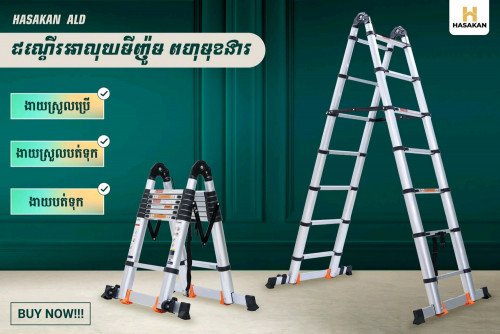 ជណ្តើរថ្មី 100% លក់តម្លៃក្រោមទីផ្សារ