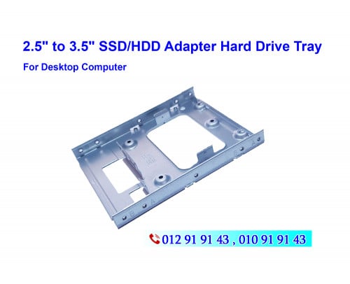 2.5" to 3.5" SSD/HDD Adapter Hard Drive Tray Original for Desktop Computer