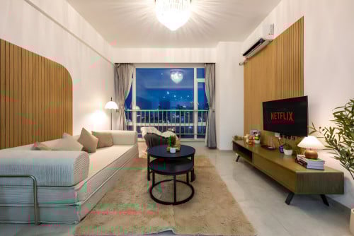 Beautiful 2BR Condo For Rent In Daun Penh Area- Yue Tai Hotel & Apartment