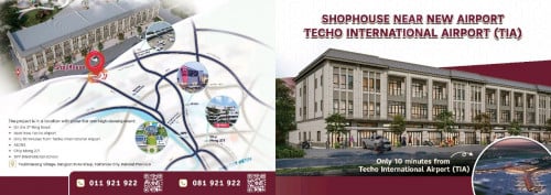 ផ្ទះអាជីវកម្មជិតព្រលានថ្មី តេជោ