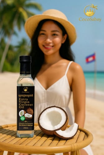 ប្រេងដូងធម្មជាតិ / Extra Virgin Coconut Oil
