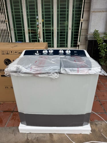 ម៉ាសុីនម្ខាងបោក និង ម្ខាងពូត LG 16kg ថ្មីកេស