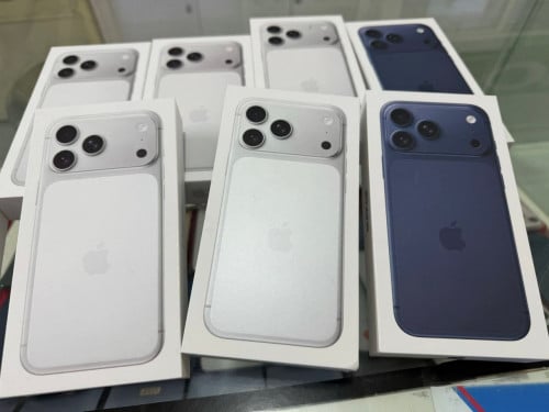 17 Pro Max ZA Sim+eSim no active 256GB Silver ថ្មីប្រអប់តម្លៃពិសេសជូន