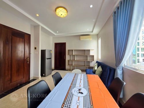 The Spacious modern 2bedrooms apartment for rent nearby Phnom Penh Tower.