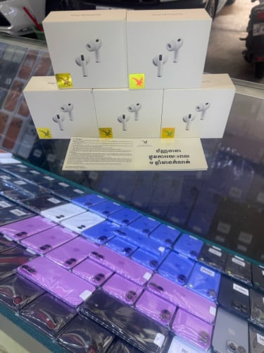 កាស​Airpods Pro3 ថ្មីធានា1ឆ្នាំ